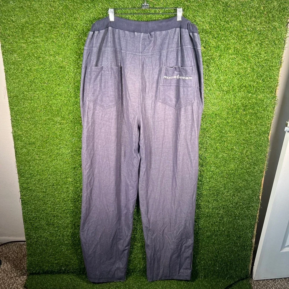 Rocawear Mens XXL Baggy Streetwear Pants Blue Gray Y2K Hip Hop Joggers